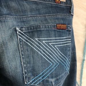 7 For all mankind jeans Flynt flare leg 27 light wash